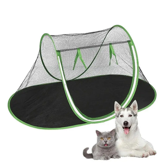 Portable Folding Pet Tent Foldable Outdoor Tent For Pet Cat Outside Playhouse Dog Fence For Camping Dog Playpen Portable Small