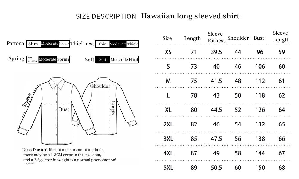 Rock Music Skull Long Shirt Men Hawaiian Punk Casual Floral Autumn Sleeve Cool Oversize Tops Blouse Male Social Camisa Slim Fit